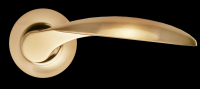 Дверные ручки Morelli «ПОРТАЛ» MH-07 SG, цвет — мат.золото»