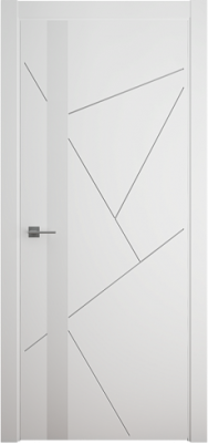 СХЕМА Эмаль-1 ПО Эмаль Геометрия-6 600 белый стекло белое (защелка маг.)