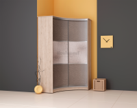 Радиусный шкаф-купе (декор. плёнка ПВХ)