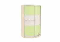 Радиусный шкаф-купе Арт.44 (пластик)