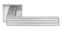 Дверная ручка Морелли «MAGLEV на квадратной накладке MH-52-S6 SC, цвет — матовый хром»