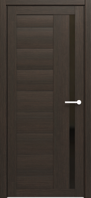 Эко-Шпон 800 тёмный кипарис стекло чёрное