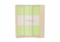 Радиусный шкаф-купе Арт.15 (пластик)