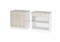 КН-14 Стол с 2 дверями, полкой и выдвижным ящиком