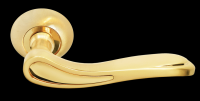 Дверные ручки Morelli «LONDON EYE » MH-26 SG/GP Цвет — Матовое золото/золото