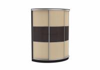 Радиусный шкаф-купе Арт.22 (кожа)