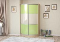 Радиусный шкаф-купе (пластик)