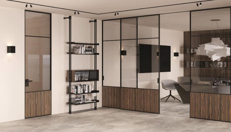 Новинка в "Двери - Мебель РФ": Алюминиевые перегородки - что это и для чего они нужны.