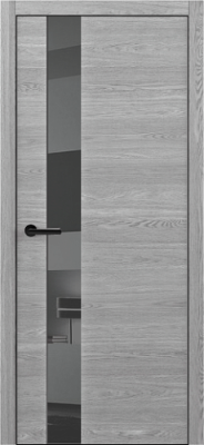 СХЕМА STATUS-1 ПО Art-шпон G кромка4 черная 900 дуб скальный зеркало грей (замок магнитный черный)