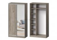 Шкаф-купе 2х дверный 1 зеркало