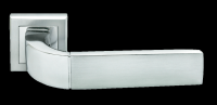 Дверные ручки Morelli «W» MH-27 SC/CP-S Цвет — Матовый хром/полированный хром