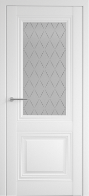 ПО Vinyl Спарта-2 600 белый стекло мателюкс "Лорд серый"