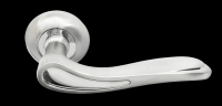 Дверные ручки Morelli «LONDON EYE» MH-26 SC/CP Цвет — Матовый хром/полированный хром