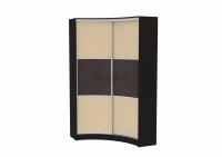 Радиусный шкаф-купе Арт.7 (кожа)