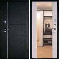 Входная дверь Теплолюкс Зеркало Белое дерево