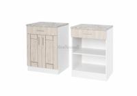 КН-12 Стол с 2 дверями, 1 полкой и 1 выдвижным ящиком