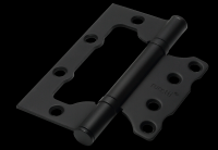 Петля дверная Rucetti без врезки RFH-100*75*2,5 BL Цвет — Черный