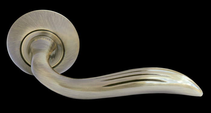 Дверные ручки Morelli «TREI» MH-10 AB Цвет — Античная бронза