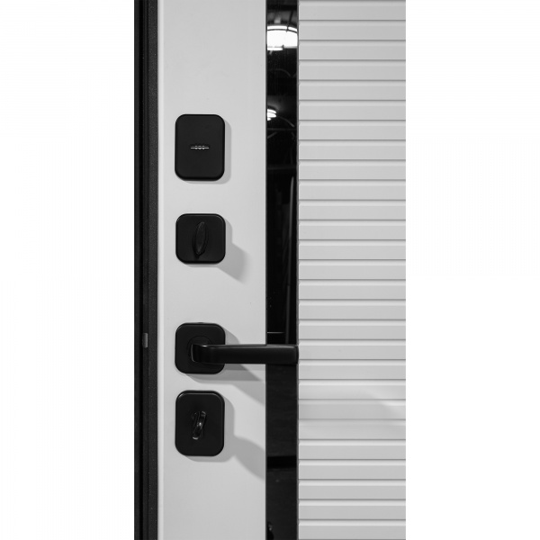 Входная дверь Палермо 2 Ясень белый софт