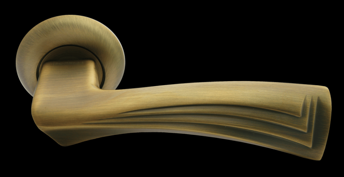 Дверные ручки Morelli «ВОЛНЫ» MH-34 COF Цвет — Кофе