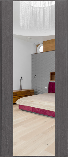 Панель ФЛЗ-1 [зеркало] цв. Венге 12 мм