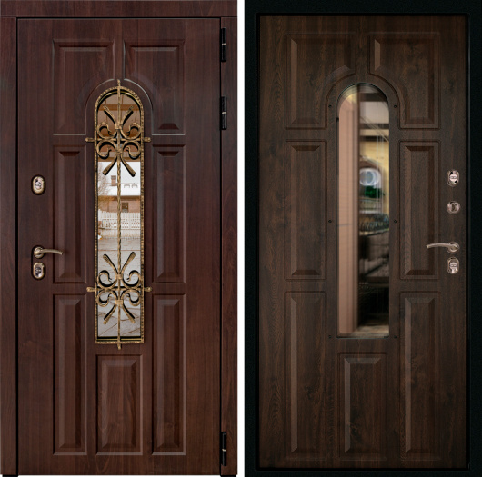 Входная дверь Лион Термо Темный орех