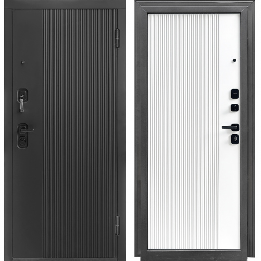 Входная дверь Спарта Белый софт