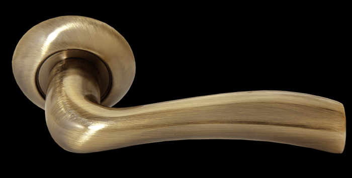 Дверные ручки Rucetti RAP 19 AB Цвет — Античная бронза