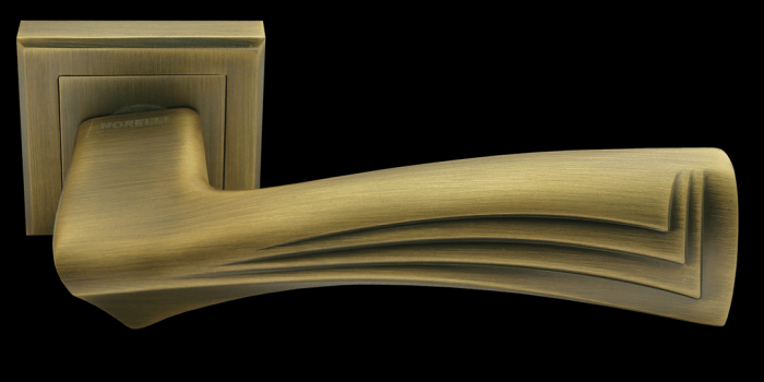 Дверные ручки Morelli «ВОЛНЫ» MH-34 COF-S Цвет — Кофе