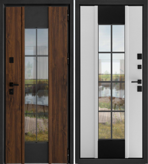 Входная дверь ДК - М Коттедж + стеклопакет