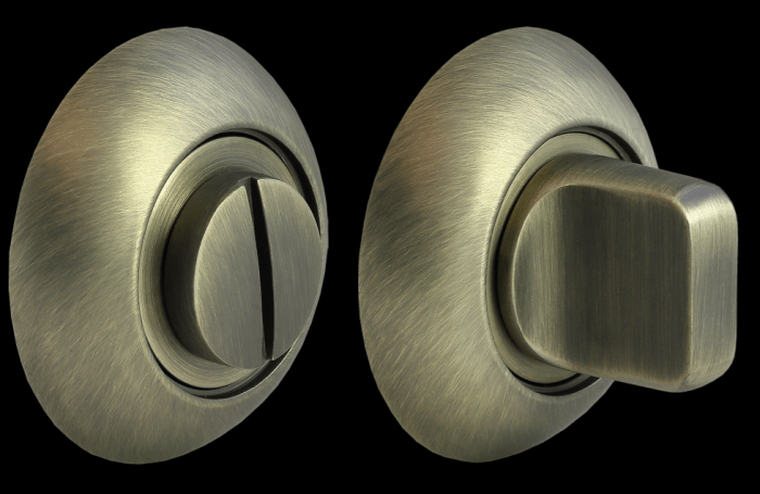 Завертка сантехническая MORELLI MH-WC MAB Цвет — Матовая античная бронза