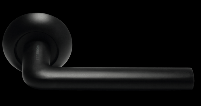 Дверные ручки Morelli «КОЛОННА» MH-03 BL Цвет — Чёрный