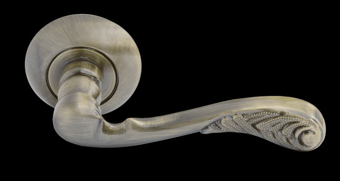 Дверные ручки Morelli «АНТИК» MH-08 AB Цвет — Античная бронза