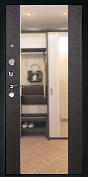 Входная дверь Теплолюкс Зеркало Венге