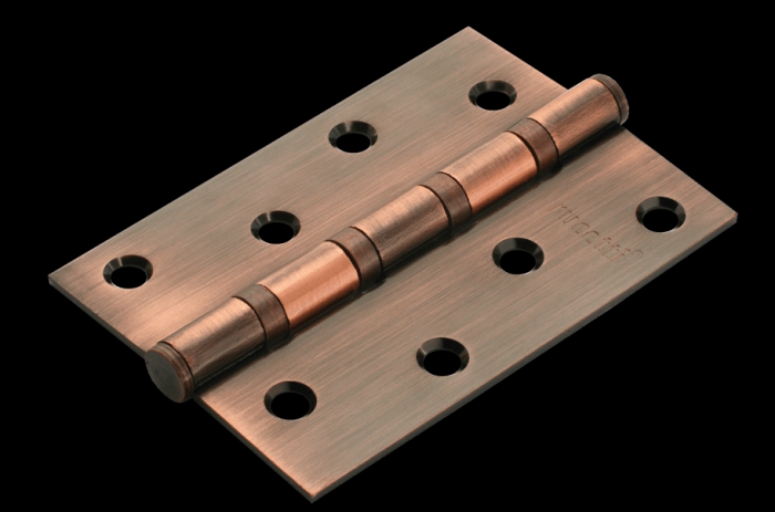 Петля стальная Rucetti универсальная RS 100X70X2.5-4BB AC Цвет — Античная медь