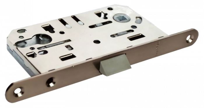 Бесшумный замок под цилиндр MORELLI 1885P BN Цвет — Черный никель