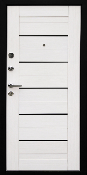 Входная дверь Эверест Царга Белёный дуб