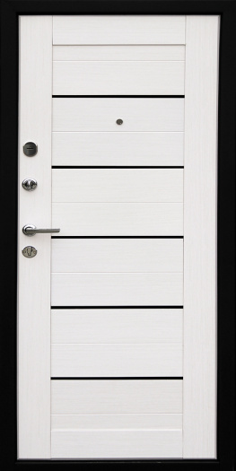 Входная дверь Эверест Царга Белёный дуб