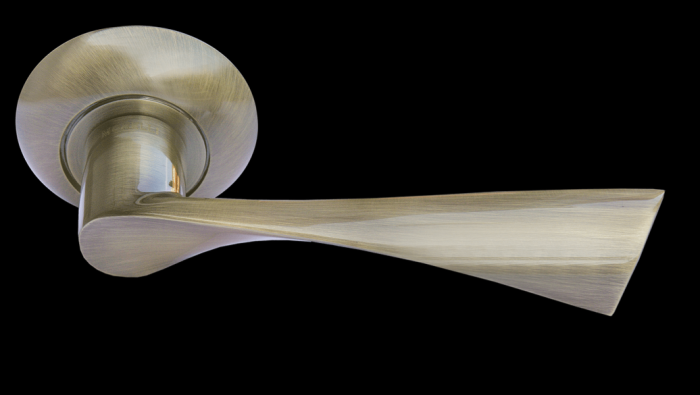 Дверные ручки Morelli «КАПЕЛЛА» MH-01 AB Цвет — Античная бронза