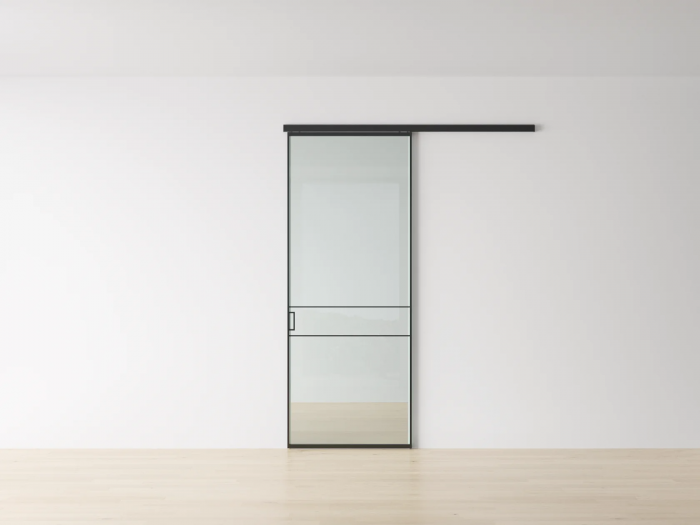 Перегородка с 1 подвижной / раздвижной створкой