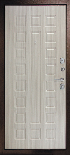 Входная дверь Рубикон Сандал белый