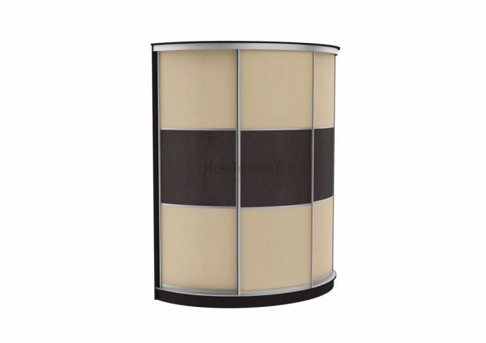 Радиусный шкаф-купе Арт.22 (кожа)