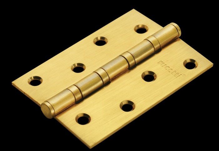 Петля стальная Rucetti универсальная RS 100X70X2.5-4BB SG Цвет — Матовое золото