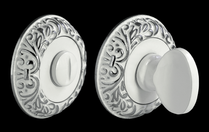 Завертка сантехническая MORELLI MH-WC-CLP W/PC Цвет — белый/хром