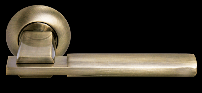 Дверные ручки Morelli «УПОЕНИЕ» MH-13 MAB/AB Цвет — Матовая античная бронза/античная бронза