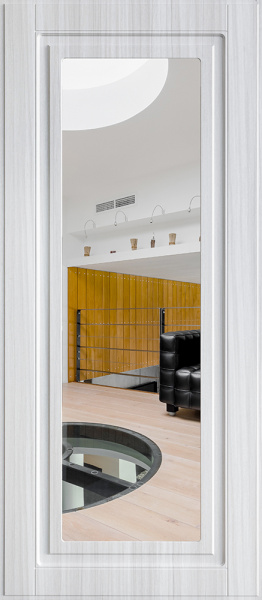 Панель ФЛЗ-Стандарт [зеркало] цв. Белый сандал 10 мм