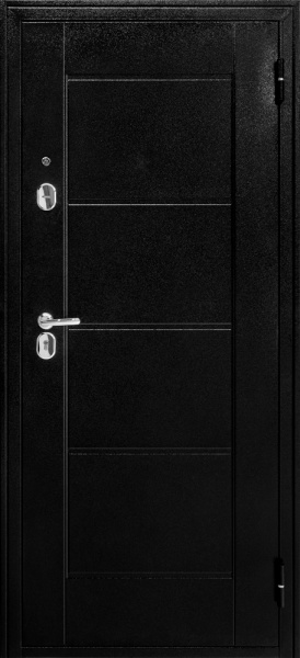 Входная дверь Модель 75 Зеркало Лиственница беленая