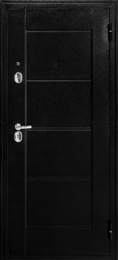 Входная дверь Модель 75 Зеркало Лиственница беленая