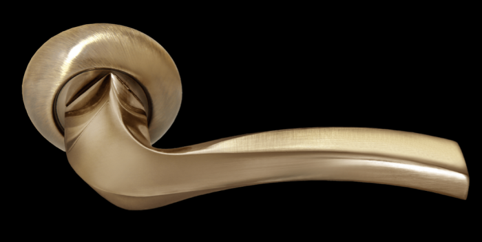 Дверные ручки Rucetti «RAP 20 AB цвет — античная бронза»