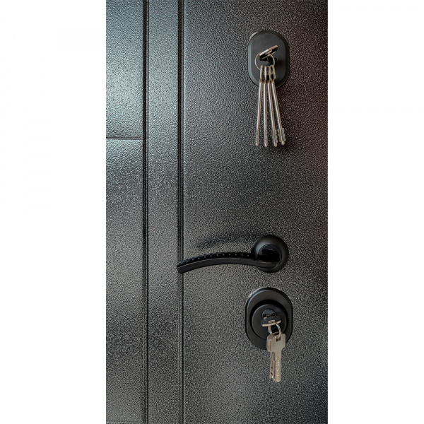 Входная дверь Олимп Софт светло-серый